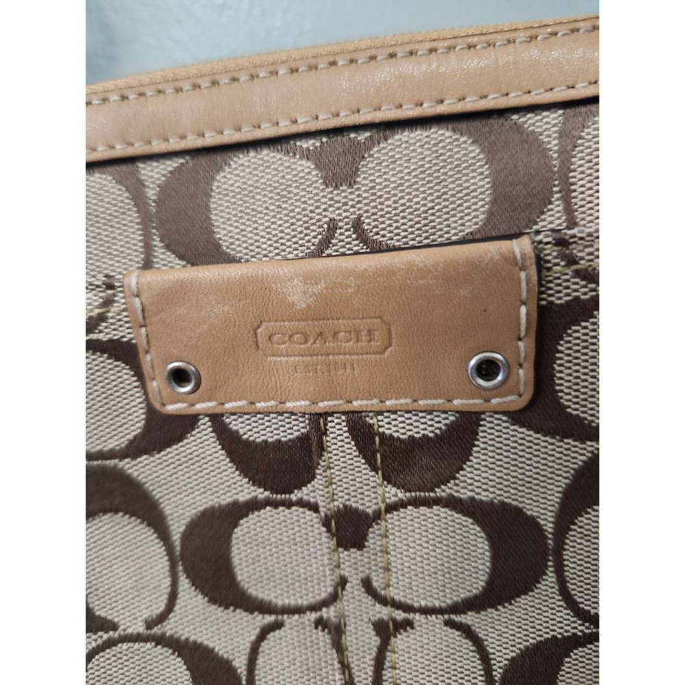 Coach Signature Canvas Small Crossbody Bag - Picture 2 of 5